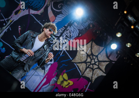 Paolo nutini live at pinkpop festival 2014 in Paesi Bassi © roberto finizio/alamy live news Foto Stock