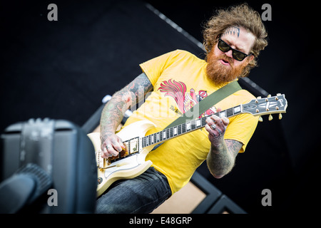 Mastodon live at Pinkpop Festival 2014 in Paesi Bassi © Roberto Finizio/Alamy Live News Foto Stock