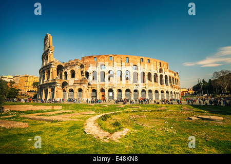 Colosseo a Roma Foto Stock