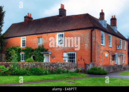 Jane Austen's House Museum, Chawton, Hampshire, Inghilterra, Regno Unito Foto Stock