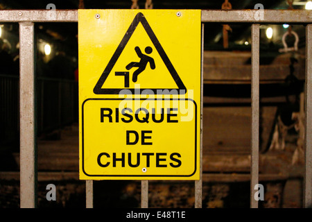 Fognature, cloaca, svuotare, principali di Parigi, Ile de France, Francia. Foto Stock