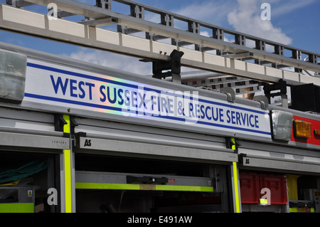 Estate parata e fiera in Billingshurst, West Sussex Foto Stock