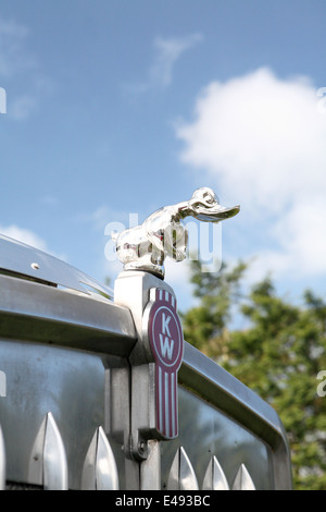 Kenworth mascotte del cofano Foto Stock