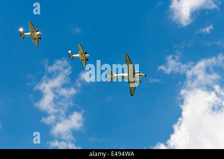 Svizzera Canton Ticino, Locarno, Airshow di cielo aperto, Swissair Foto Stock