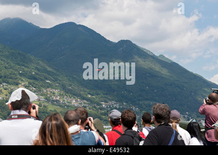 Svizzera Canton Ticino, Locarno, Airshow di cielo aperto Foto Stock