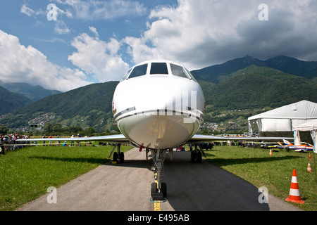 Svizzera Canton Ticino, Locarno, Airshow di cielo aperto Foto Stock