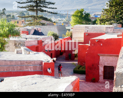 Il monastero di Santa Catalina - Arequipa, Perù Foto Stock