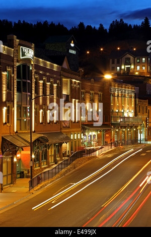 Storica Main Street, Black Hawk, Colorado, STATI UNITI D'AMERICA Foto Stock