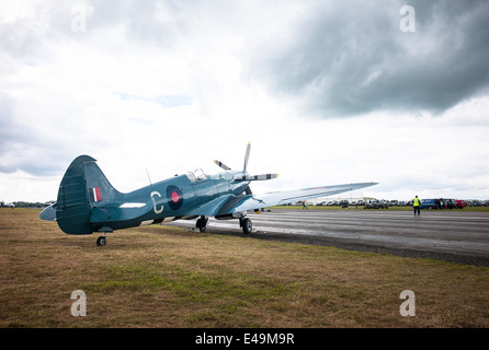 Spitfire Mk XIX a Kemble nel 2009 Foto Stock