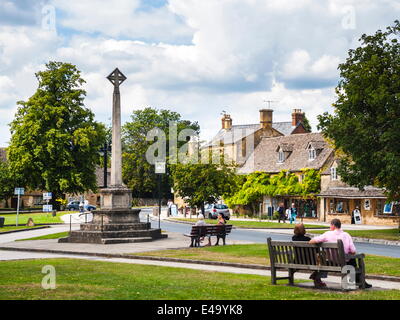 Broadway, un tipico villaggio Costwold, Gloucestershire, il Costwolds, England, Regno Unito, Europa Foto Stock