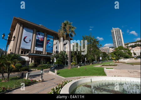 Place du Casino, Monte Carlo, il Principato di Monaco, Europa Foto Stock