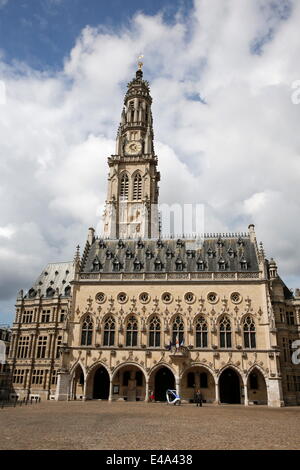 Town Hall, Arras, Pas-de-Calais, in Francia, in Europa Foto Stock