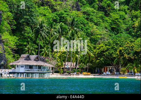 El nido resort Miniloc island, arcipelago Bacuit, PALAWAN FILIPPINE, Asia sud-orientale, Asia Foto Stock