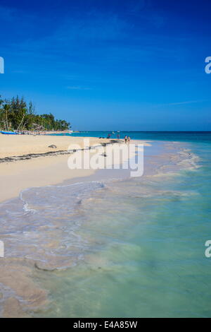 Spiaggia di Bavaro e Punta Cana, Repubblica Dominicana, West Indies, dei Caraibi e America centrale Foto Stock