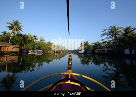 Il Malabar vista laguna dalla barca Foto Stock