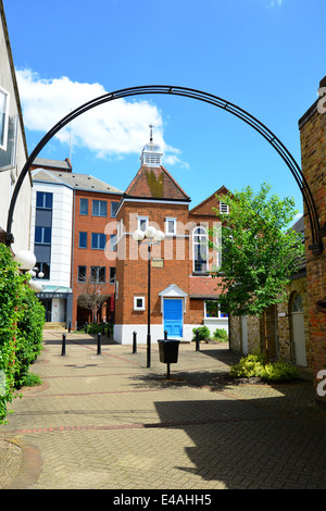 Riunione vecchia chiesa congregazionale, Beasley's Yard, Uxbridge, London Borough of Hillingdon, Greater London, England, Regno Unito Foto Stock