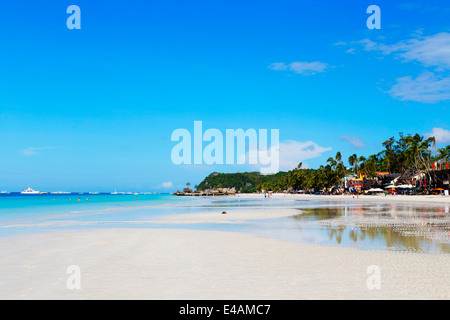 Il Sud Est Asiatico, Filippine, Visayas Boracay Island, Spiaggia Bianca Foto Stock