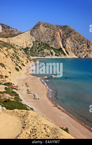 Kavo Spiaggia Paradiso (Hilandriou bay), area di Kefalos, isola di Kos, Dodecanneso, Grecia. Foto Stock