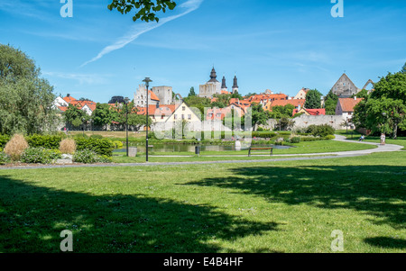 Parco Almedalen a Visby, Svezia Foto Stock