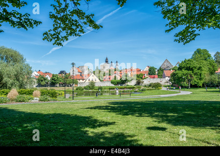 Parco Almedalen a Visby, Svezia Foto Stock