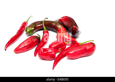 Varie La paprica e peperoncino Foto Stock