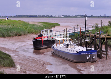 Barrow Haven sul fiume Humber, North Lincolnshire UK Foto Stock