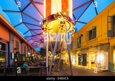 Il Sud Est asiatico, Singapore, Clarke Quay vita notturna Foto Stock