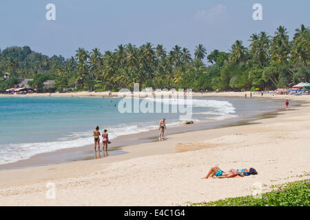 Spiaggia di Mirissa Sri Lanka Foto Stock