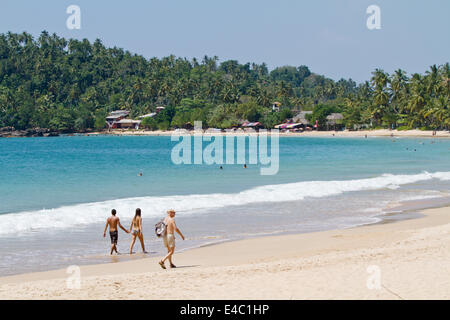 Spiaggia di Mirissa Sri Lanka Foto Stock