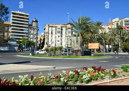 Av Conde de vallellano, Alicante, Costa Blanca, Alicante provincia, il Regno di Spagna Foto Stock