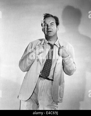 Broderick Crawford, pubblicità ritratto, sul set del film "Tutti gli uomini del re", 1949 Foto Stock