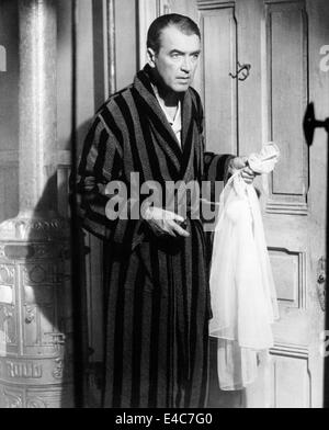 James Stewart, sul set del film, 'Mr. Hobbs prende una vacanza', 1962 Foto Stock