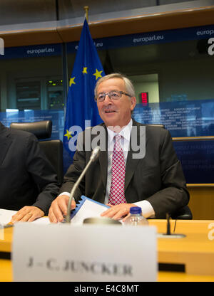 Presidente Commissione Europea Jean Claude Juncker Foto Stock