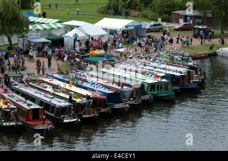 Il fiume di Stratford Festival, Stratford-upon-Avon, Regno Unito Foto Stock