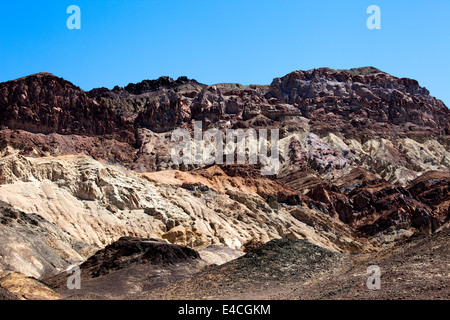 Artisti Drive, Parco Nazionale della Valle della Morte, CALIFORNIA, STATI UNITI D'AMERICA Foto Stock