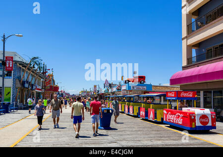 La passerella in Nord Wildwood, Cape May County, New Jersey, STATI UNITI D'AMERICA Foto Stock