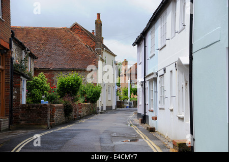 Bosham West Sussex Regno Unito - pittoreschi cottage e le proprietà nel villaggio storico di Bosham Foto Stock