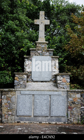 Bosham West Sussex UK - il monumento commemorativo di guerra a Bosham vicino Chichester Foto Stock