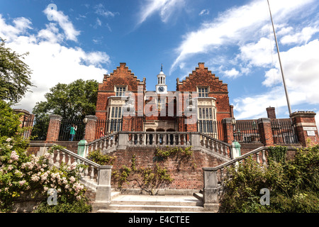 Il vecchio edificio scuole a Harrow School, 5 High St, Harrow sulla collina, Harrow, London, HA1 3HP, Middlesex, Inghilterra, Regno Unito. Foto Stock