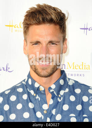 Los Angeles, California, USA. 8 Luglio, 2014. Andrew Walker frequentando l'Hallmark Channel e Hallmark Film & Misteri estate TCA Press Tour tenutosi a Northpole Manor di Beverly Hills, la California il 8 luglio 2014. 2014 Credit: D. lunga/Globe foto/ZUMA filo/Alamy Live News Foto Stock