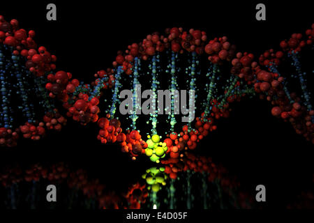 Un difetto in background di DNA Foto Stock