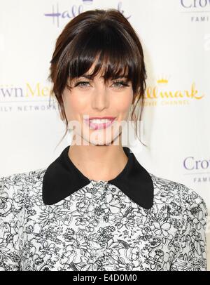 Beverly Hills, CA. 8 Luglio, 2014. Meghan Ory presso gli arrivi per Hallmark Channel estate 2014 critici televisivi Associazione Tour Stampa Northpole Celebrazione di Natale, Northpole Manor, Beverly Hills, CA Luglio 8, 2014. Credito: Dee Cercone/Everett raccolta/Alamy Live News Foto Stock