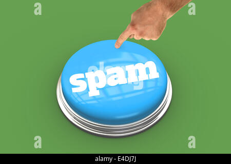 Spam contro bollino verde Foto Stock