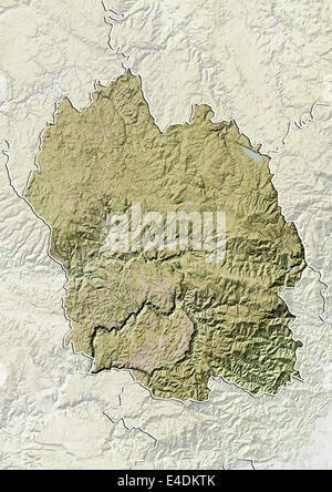 Dipartimento della Lozère, Francia, Mappa di sfiato Foto Stock