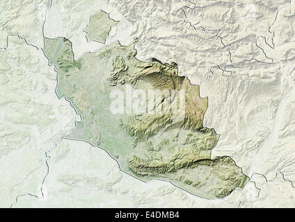 Dipartimento del Vaucluse Francia, Mappa di sfiato Foto Stock