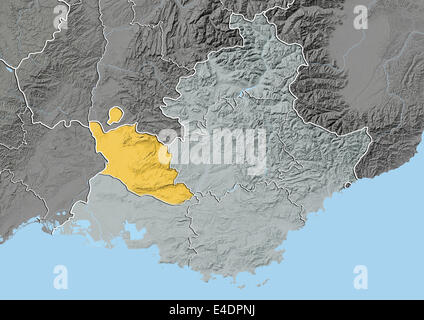 Dipartimento del Vaucluse Francia, Mappa di sfiato Foto Stock