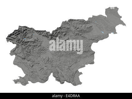 La Slovenia, Mappa di sfiato Foto Stock