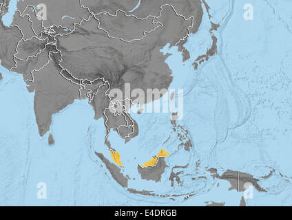 Malaysia, Mappa di sfiato Foto Stock