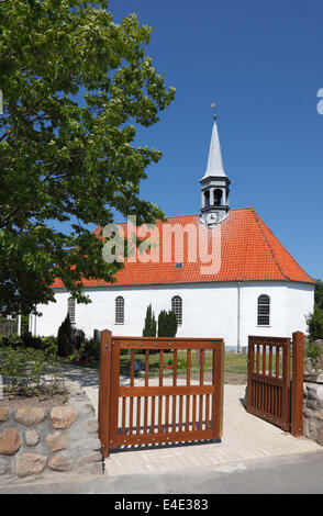 Chiesa di Gilleleje, Nord Zelanda, Danimarca. L'attico era nascondiglio per gli ebrei prima di essere navigato in Svezia durante la seconda guerra mondiale Seconda guerra mondiale. Foto Stock
