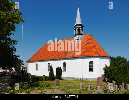 Gilleleje Chiesa Nord Zelanda, Danimarca Foto Stock